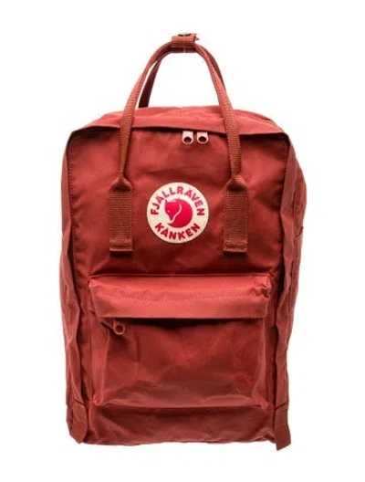 Pre-owned Fjall Raven Canvas Backpack In Red