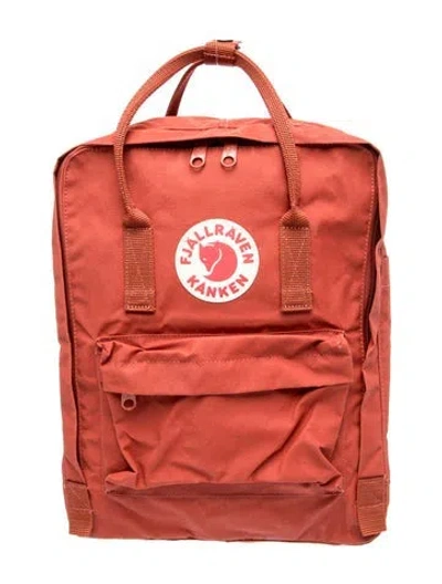 Pre-owned Fjall Raven Canvas Backpack In Red