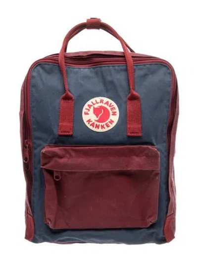 Pre-owned Fjall Raven Canvas Backpack In Red