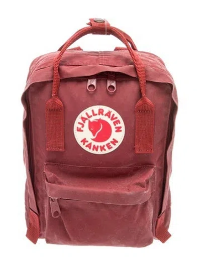 Pre-owned Fjall Raven Canvas Backpack In Red