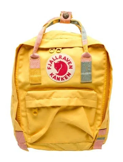 Pre-owned Fjall Raven Canvas Backpack In Yellow