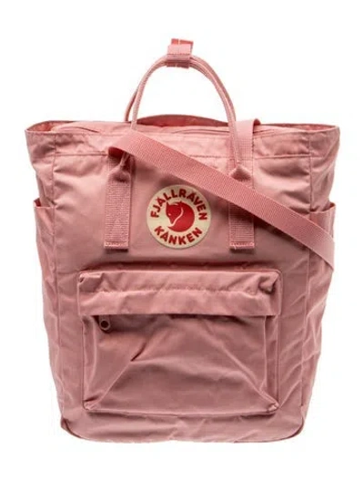 Pre-owned Fjall Raven Canvas Bucket Bag In Pink