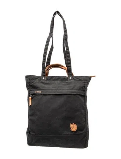 Pre-owned Fjall Raven Canvas Tote In Black