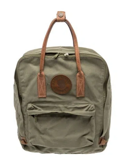 Pre-owned Fjall Raven Canvas Weekender Bag In Green