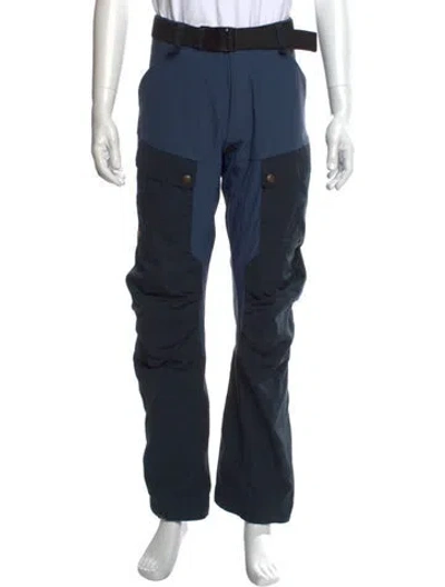 Pre-owned Fjall Raven Colorblock Pattern Cargo Pants In Blue