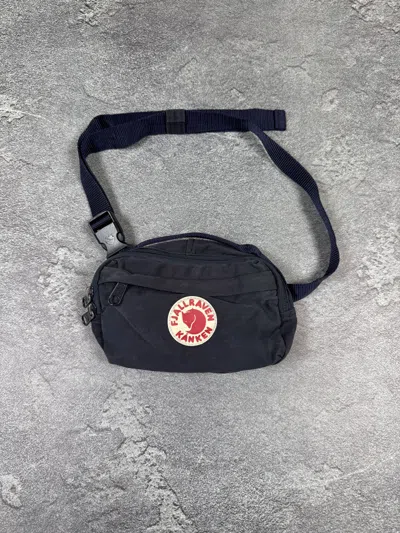 Pre-owned Fjall Raven Crossbody Bag Waterproof Size Os Outdoor In Blue