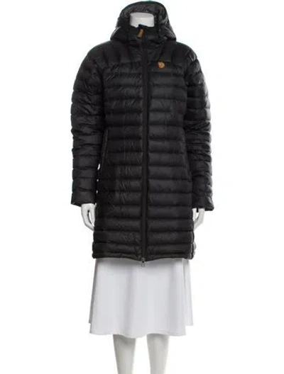 Pre-owned Fjall Raven Down Coat In Black
