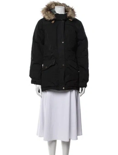 Pre-owned Fjall Raven Down Jacket In Black