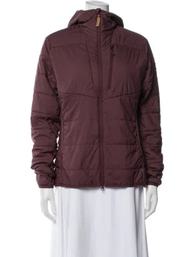 Pre-owned Fjall Raven Down Jacket In Purple