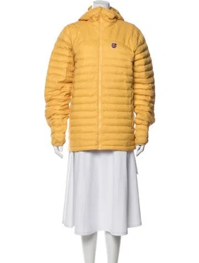 Pre-owned Fjall Raven Down Jacket In Yellow
