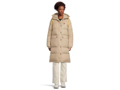 Fjall Raven Expedition Long Down Parka In Brown
