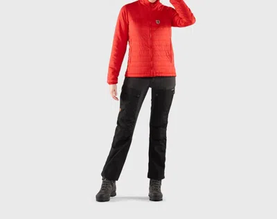 Fjall Raven Expedition X-latt Jacket In True Red