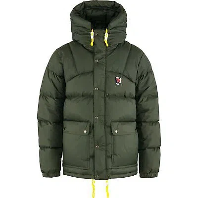 Pre-owned Fjall Raven Fjallraven Expedition Down Lite Men's Jacket, Deep Forest, Large In Green