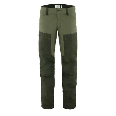 Pre-owned Fjall Raven Fjallraven Keb Trousers Reg Leg Deep Forest / Laurel Green In Deep Forest/laurel Green