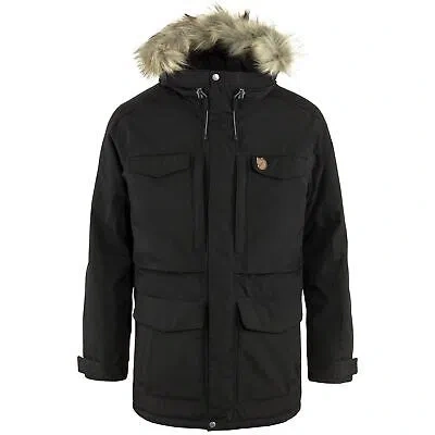 Pre-owned Fjall Raven Fjallraven Nuuk Parka Men's Winter Jacket, Black, Medium