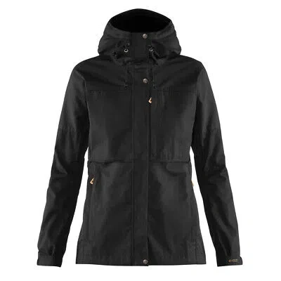 Pre-owned Fjall Raven Fjallraven Womens Kaipak Jacket Black