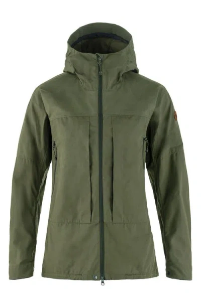 Fjall Raven Fjällräven Bergtagen G-1000 Water Resistant Hooded Jacket In Green