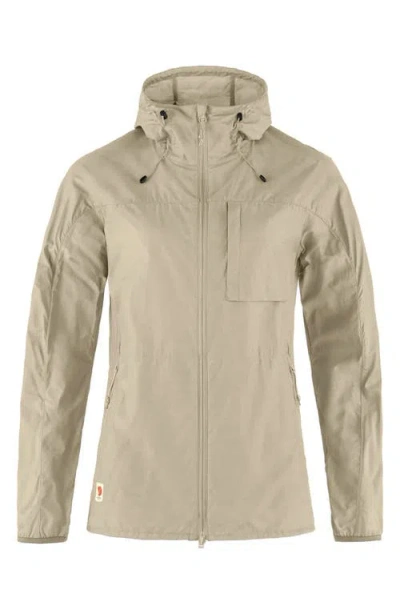 Fjall Raven Fjällräven High Coast Hooded Wind Jacket In Brown