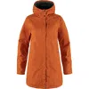 Fjall Raven Fjällräven Kiruna Water Resistant Parka In Orange