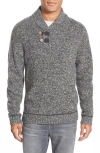 Fjall Raven Fjällräven Lada Regular Fit Shawl Collar Sweater In Grey