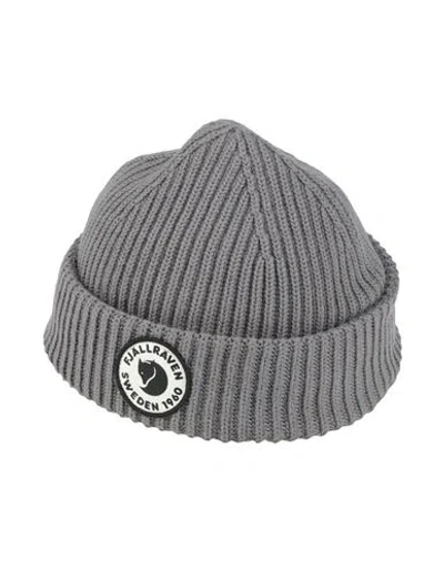 Fjall Raven Fjällräven Man Hat Grey Size Onesize Wool, Cotton In Gray