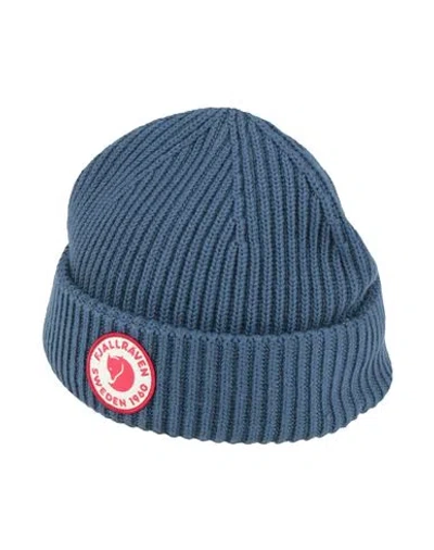 Fjall Raven Fjällräven Man Hat Slate Blue Size Onesize Wool, Cotton