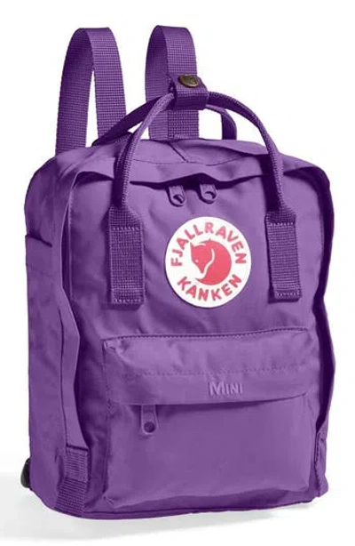 Fjall Raven Fjällräven Mini Kånken Water Resistant Backpack In Purple