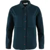 Fjall Raven Fjällräven Singi Organic Cotton Flannel Overshirt In Dark Navy