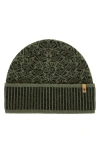 Fjall Raven Fjällräven Snow Wool Beanie In Green