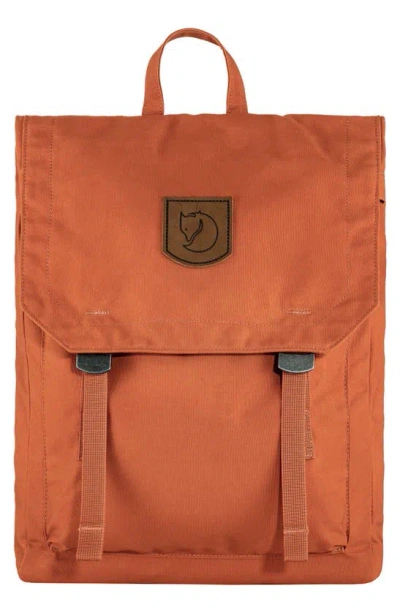 Fjall Raven Foldsack No.1 Water Resistant Backpack In Orange