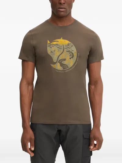 Fjall Raven Graphic-print T-shirt In Brown