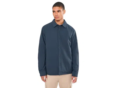 Fjall Raven Hc Insulated Shirt Jacket Men's Sweatshirt Dark Navy: Xl, Polyamide In Black
