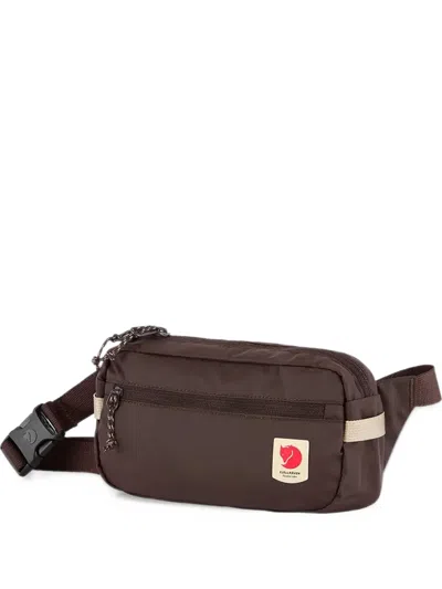 Fjall Raven High Coast Logo-patch Zip-fastening Belt Bag In Brown