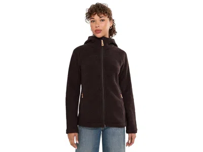Fjall Raven Kaitum Fleece Women's Sweater Black Oak: Md, Polyamide/polyester/wool In Brown