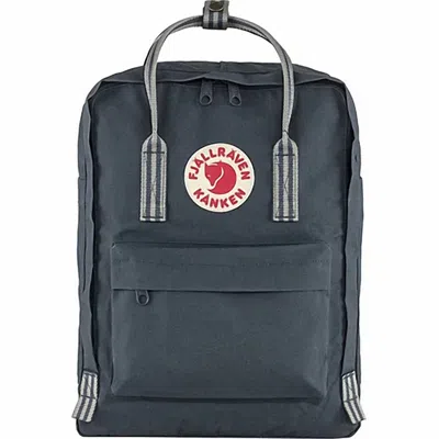 Fjall Raven Kanken Backpack In Navy-long Stripes In Multi