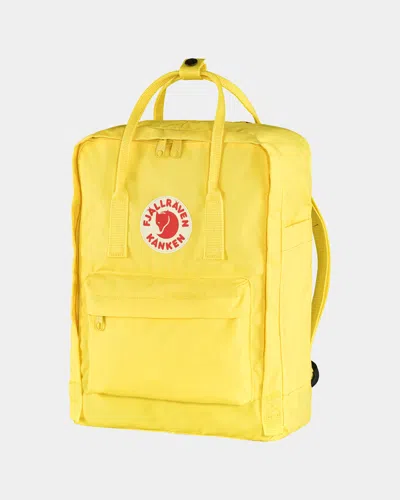 Fjall Raven Kanken Classic Unisex Backpack In Yellow