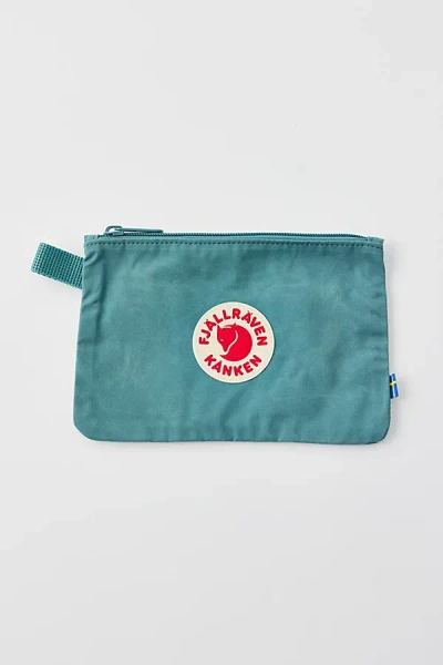 Fjall Raven Kanken Gear Pocket Pouch In Frost Green, Women's At Urban Outfitters In Blue