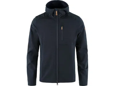 Fjall Raven Keb Fleece Hoodie In Black