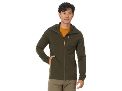 Fjall Raven Keb Fleece Hoodie In Green