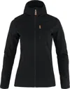 Fjall Raven Keb Fleece Hoodie Jacket In Black In Black
