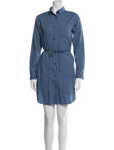 Pre-owned Fjall Raven Knee-length Dress In Blue