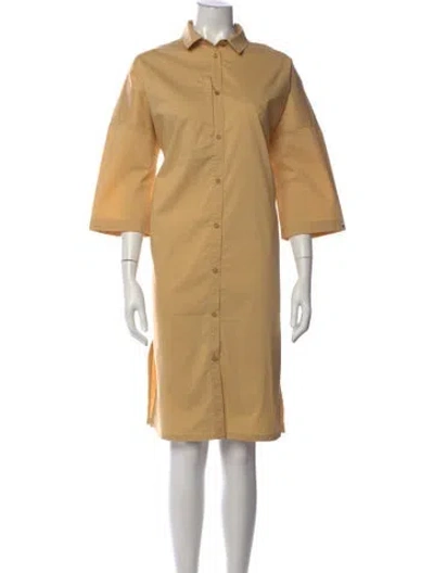 Pre-owned Fjall Raven Knee-length Dress In Neutrals