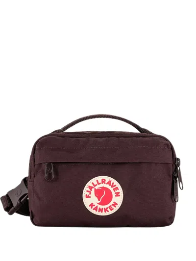 Fjall Raven Kånken Hip Pack Logo-patch Belt Bag In Burgundy