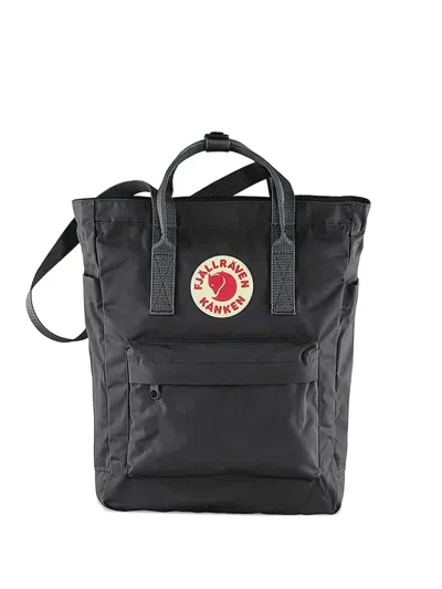 Fjall Raven Kånken Logo-patch Backpack In Black