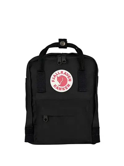 Fjall Raven Kånken Logo-patch Backpack In Black