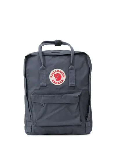 Fjall Raven Kånken Logo-patch Backpack In Gray