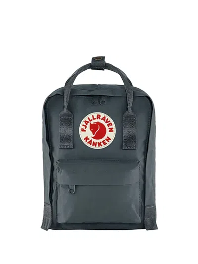 Fjall Raven Kånken Logo-patch Backpack In Gray