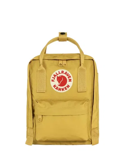 Fjall Raven Kånken Logo-patch Backpack In Yellow