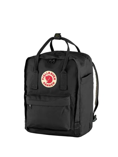Fjall Raven Kånken Logo-patch Backpack In Black