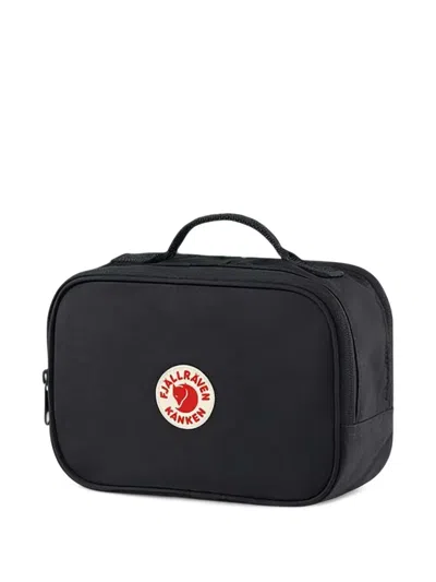 Fjall Raven Kånken Logo-patch Wash Bag In Black